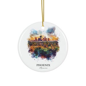 Phoenix AZ Ornament: Unique Phoenix Souvenir, Phoenix Xmas Decor, and Authentic Phoenix Arizona Gift