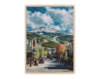 Akvarellkonst i Breckenridge, Colorado, Resetryck i Brecken, Konstverk i Brecken, Skiddekor i Brecken, Väggkonst i Brecken