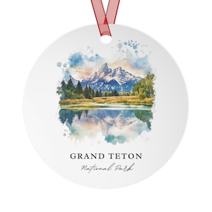 Grand Tetons Ornament: Einzigartiges Grand Tetons Souvenir, Grand Tetons Weihnachtsdekor und authentisches Grand Tetons Park Geschenk