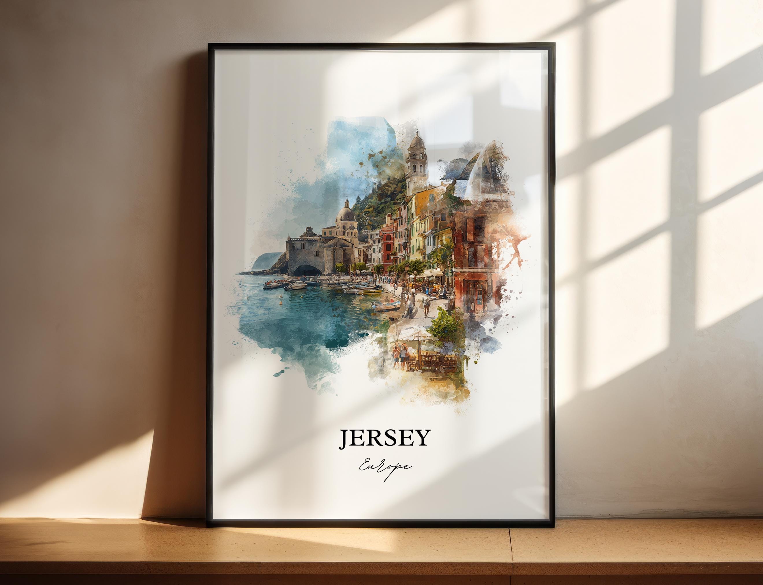 Tirage Argentique Vintage ~1900 - Channel Islands, Jersey, La Collette
