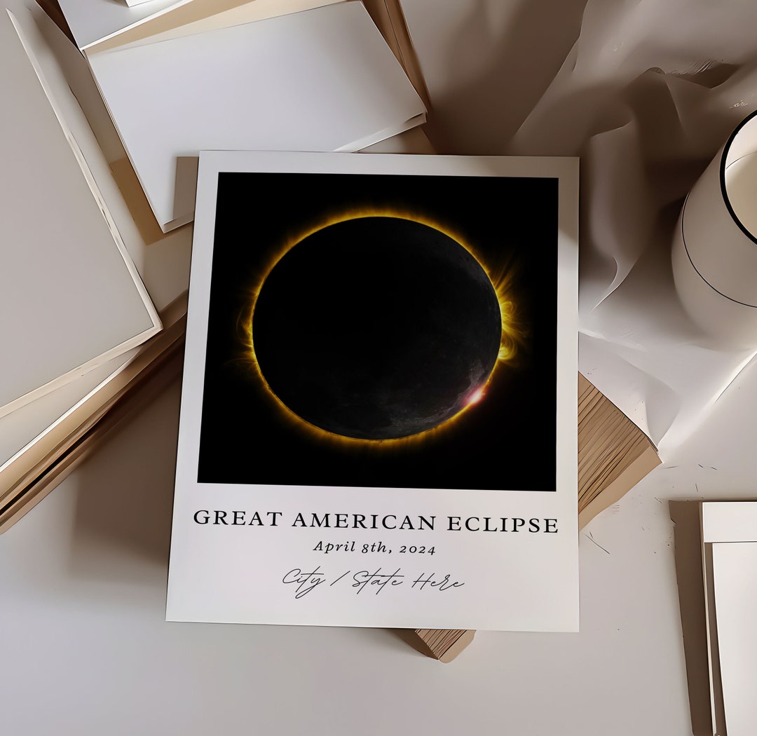 2017 Solar Eclpise - Eclipse Photography - Total Ecplise - Great American Eclipse - Solar Eclipse Solar Flares - Oregon - 20 X 20 - Prints