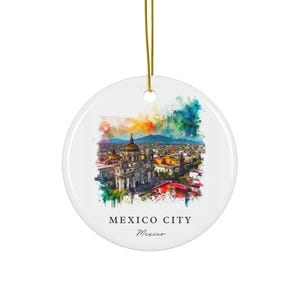 Mexico City Ornament: Unique Mexico City Souvenir, CDMX  Xmas Decor, and Authentic Mexico City Christmas Gift