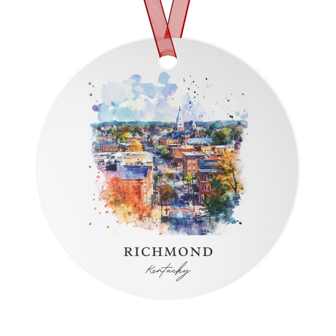 Richmond KY Ornament Unique Richmond Kentucky Souvenir, Kentucky Xmas