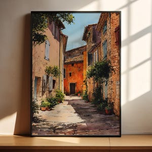 Provence France Art Provence Travel Print France Artwork Provence Decor Provence France Wall Art