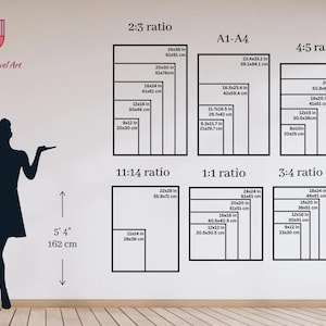 a woman standing in front of a wall with a diagram on it
