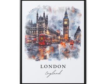London Art Print, England Print, London Wall Art, London England Gift, Travel Print, Travel Poster, Travel Gift, Housewarming Gift