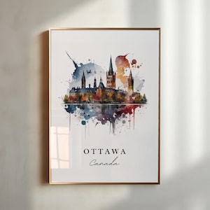 Ottawa Canada wall art - Canada, Ottawa poster, Ottawa Wedding gift, Ottawa Skyline Birthday present, Custom Text, Personalized Gift