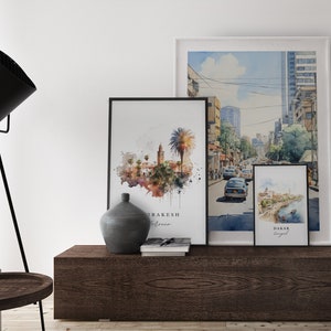 Lámina artística de Pretoria, Sudáfrica – Póster de viaje con paisaje urbano imagen 10
