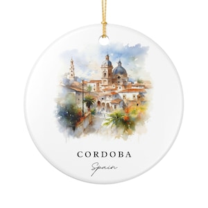 Cordoba Spain Ornament: Unique Cordoba Spain Souvenir, Spain Xmas Decor, and Authentic Cordoba Spain Gift