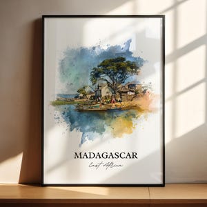 Puerto Rico Wall Art, Puerto Rico Print, Puerto Rico Watercolor Art, Puerto Rico Gift, Travel Print, Travel Poster, Housewarming Gift