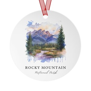 Rocky Mountains Ornament: Einzigartiges Souvenir, Rocky Mountains Park Weihnachtsdekor und authentisches Colorado Geschenk