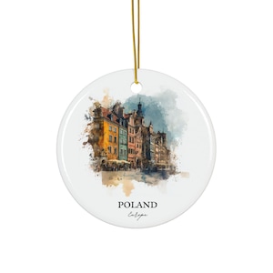 Poland Ornament: Unique Poland Souvenir, Poland Xmas Decor, and Authentic Poland Travel Gift