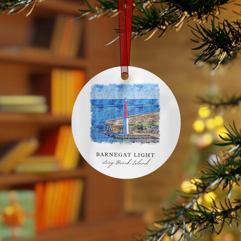 Barnegat Light LBI Ornament Unique LBI Souvenir, Beach Haven Xmas