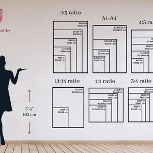 a woman standing in front of a wall with a diagram on it