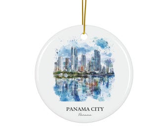 Ornament Panama City: uniek Panama-souvenir, kerstdecor Panama City en authentiek Panamacadeau