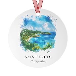 St Croix Ornament: Unique Saint Croix Souvenir, St Croix Xmas Decor, and Authentic St Croix Island Christmas Gift