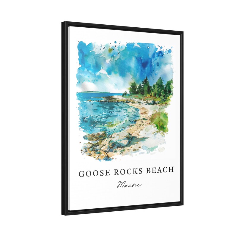 Goose Rocks Beach Art, Kennebunkport-print, Maine Wall Art, Kennebunkport-cadeau, reisprint, reisposter, reiscadeau, housewarmingcadeau afbeelding 6