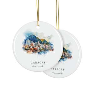 Caracas Venezuela Ornament: Einzigartiges Souvenir, kulturelles Dekor und authentisches venezolanisches Geschenk
