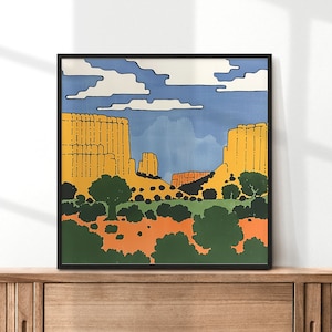 Modern Sedona Art, Sedona Print, Unique Sedona Art, Sedona Arizona Gift, Travel Poster, Housewarming Gift