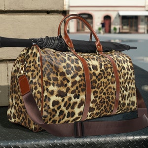 Cheetah Duffel Bag Etsy Singapore