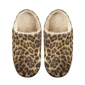 Animal print boot slippers shop