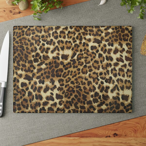 Leopard Chop Block Etsy