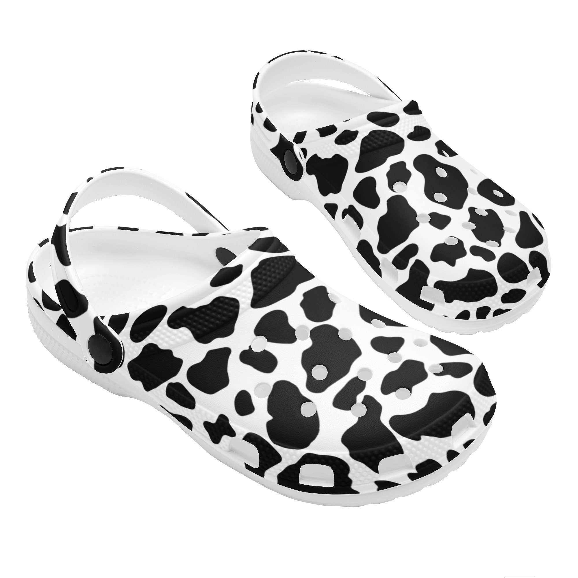 Women's Shoes Cow Print Clogs Comfort Shoes Footwear Gift - Etsy