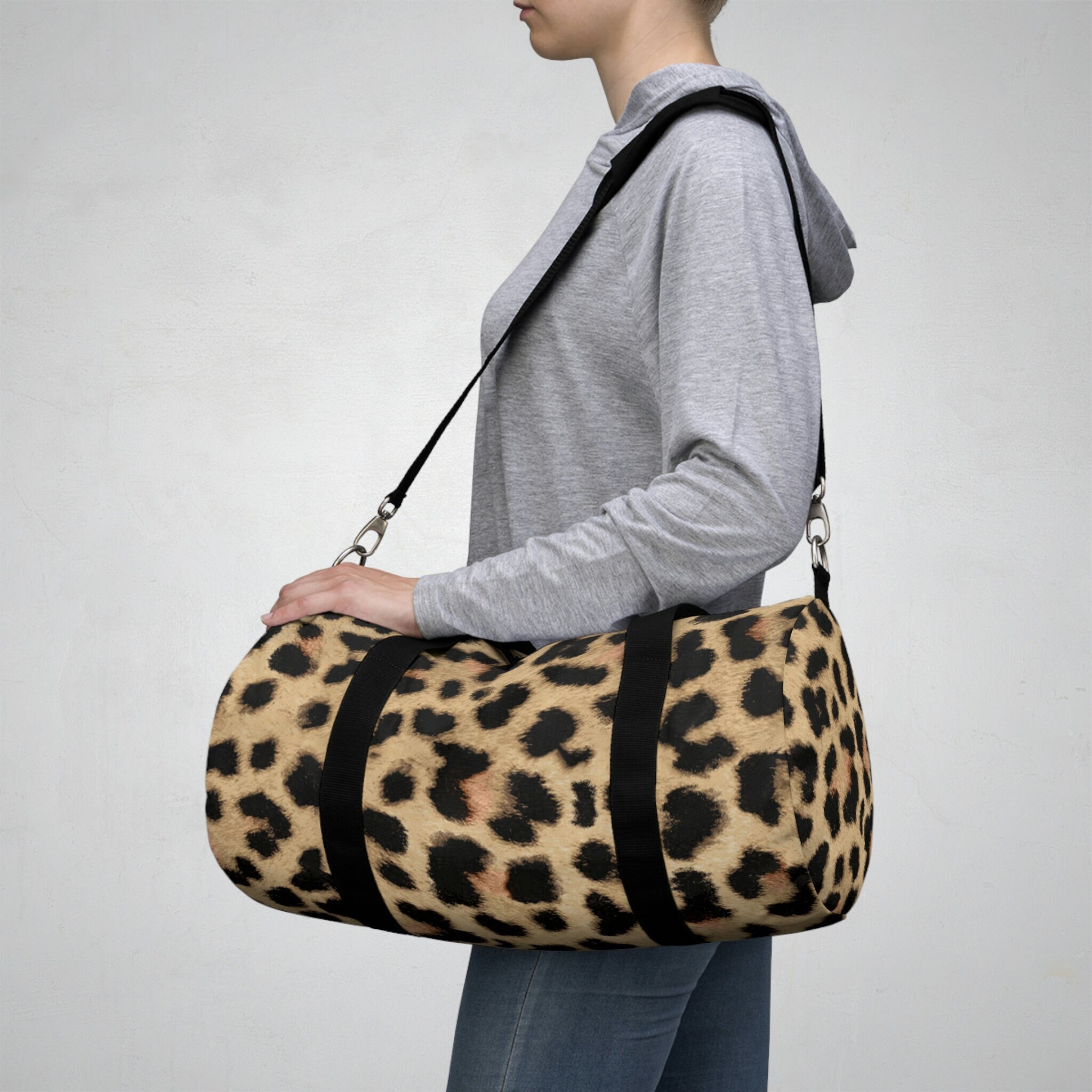 Leopard Print Duffel Bag Leopard Print Travel Bag Leopard Print Bag