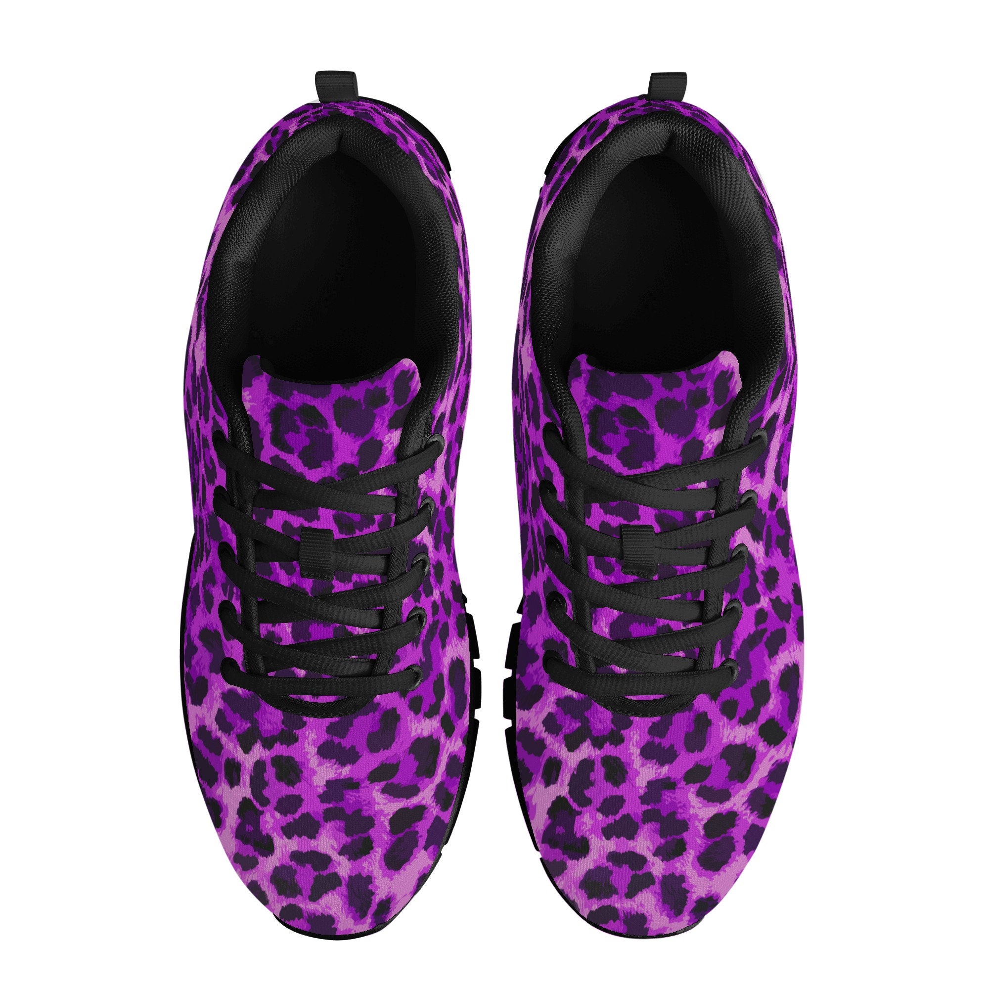 Purple leopard print shoes clearance