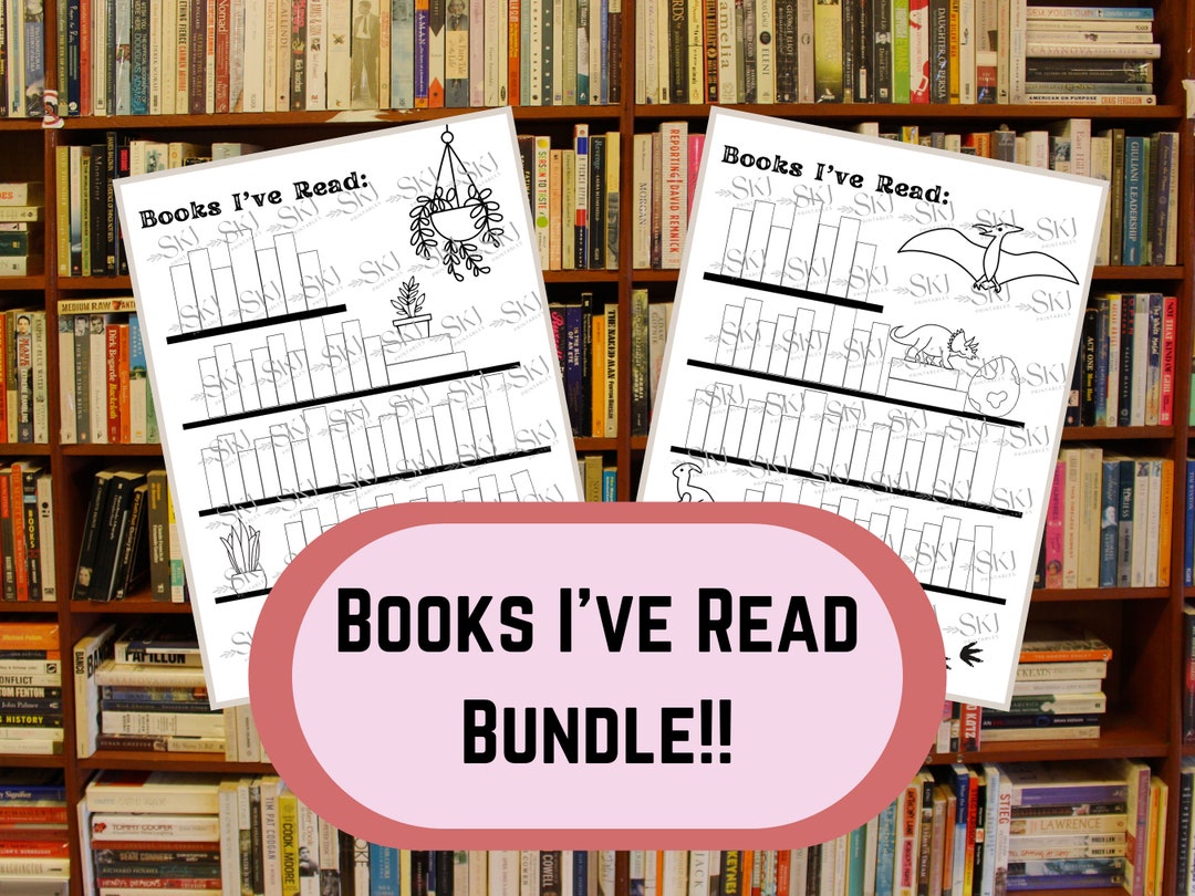 PRINTABLE Books I ve Read Bundle Bookshelf Reading Tracker Coloring PRINTABLE Books I ve Read Bundle Bookshelf Reading Tracker Coloring