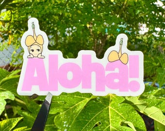 Sonny Angel Aloha Puakenikeni sticker - kawaii diecut waterproof vinyl sticker