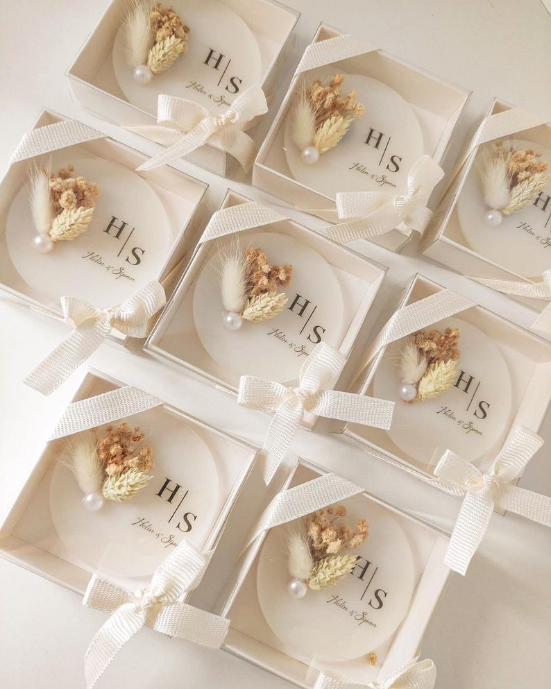 Personalized Favor for Guest Epoxy With Box Etsy