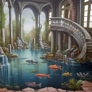 Beautiful Ethereal World of the Future - Digital Product