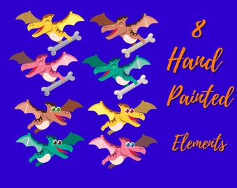 Dragon Images - Cartoon Png- Cute Baby Dragon Png - Dragon Clipart - Fantasy Clipart - Baby Dragon Transparent Png - Instant Download