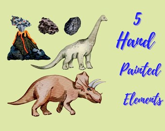 Baby Dragon Clipart: Fantasy Cartoon PNG Images (Instant Download)