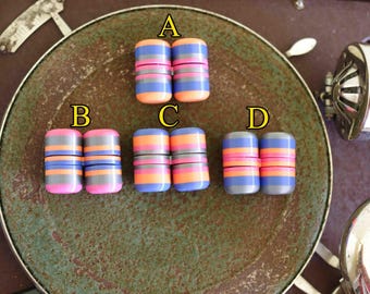 Multicolor 3D Printed Fidget Anti-Stress Toy | Colorful Stackable Barrel Spinner | Sensory Desk Toy for Relaxation & Focus