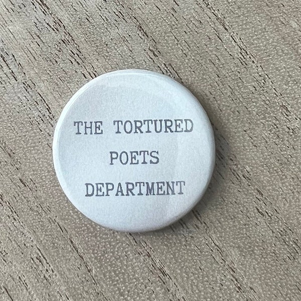 TTPD magnet or pin, buttons, popstar