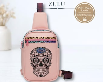 Sling Bag Sewing Pattern, Crossbody Fanny Pack DIY (PDF Download)
