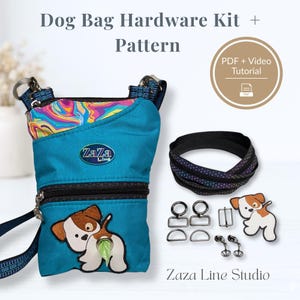 DIY Schnittmuster für Hunde beim Gassigehen, Leucht Patch, Reißverschluß (PDF)