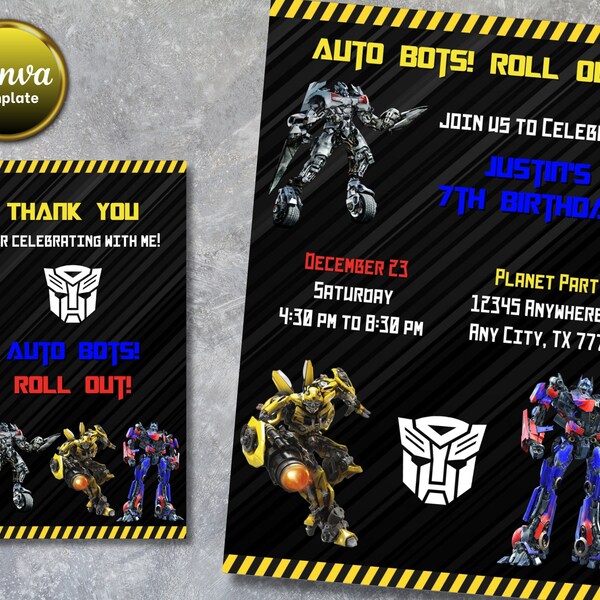 Optimus Prime Party - Etsy