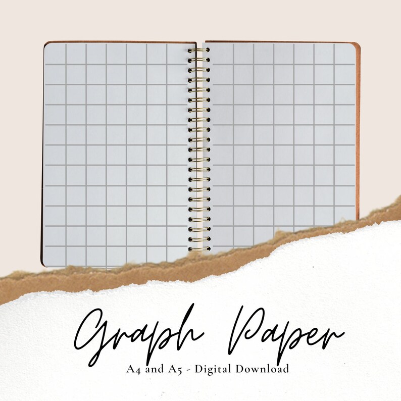 Graph Paper Digital Download A4 and A5 No Margins Etsy