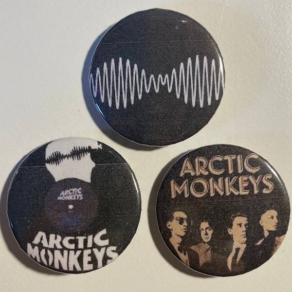 Arctic Monkeys Pins |Pins for Arctic Monkeys Fans |AM Pins for Friends,Family,Partner,Sibling,Fan |Arctic Monkeys Merch |AM Accessories Pins