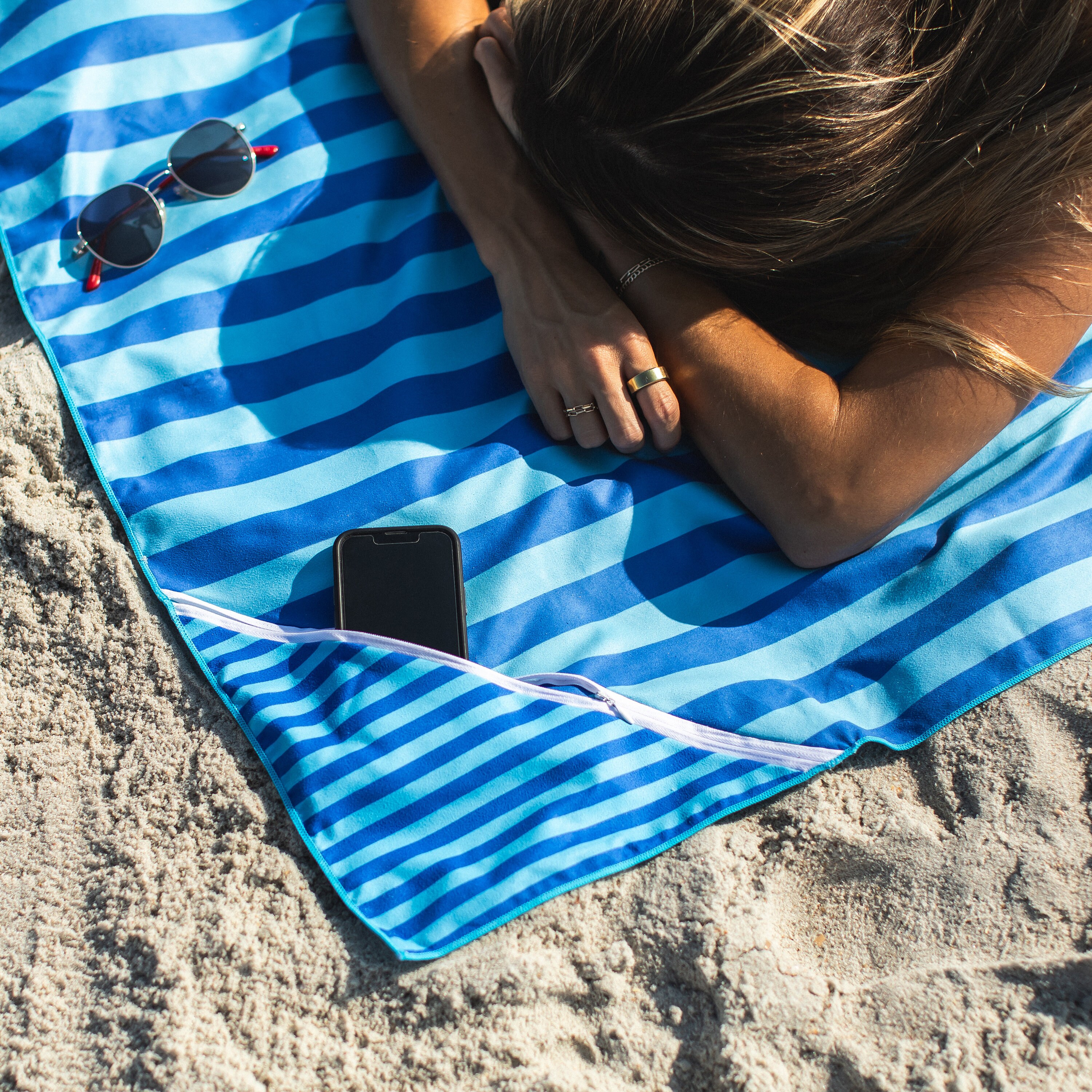 Pocket Beach Towel Etsy