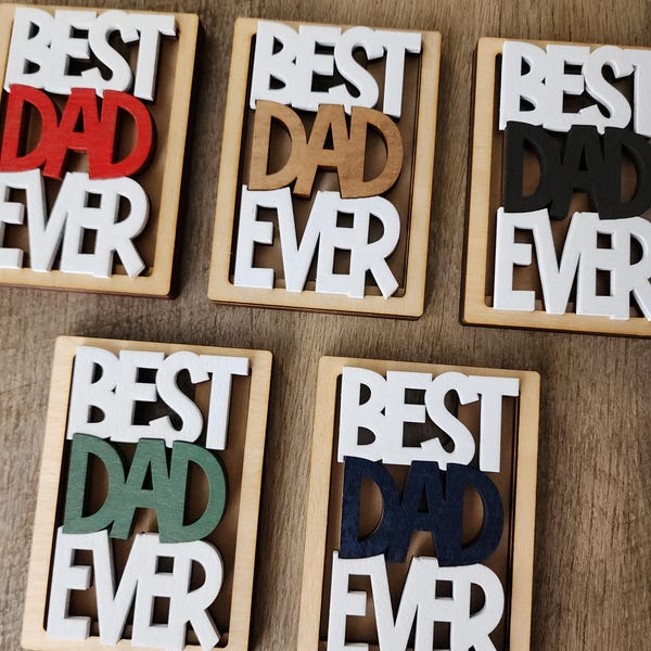 Dad Gift Card Holder - Father's Day - Birthday - Best Dad Ever