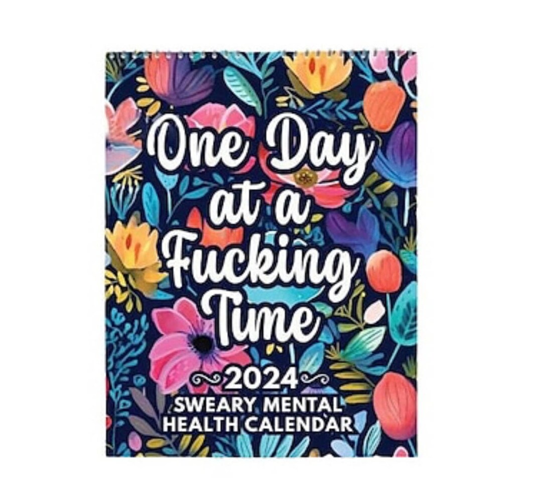 2024 Sweary Mental Health Calender Etsy