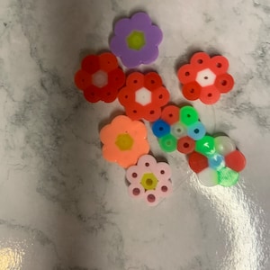 Flowers perler beads