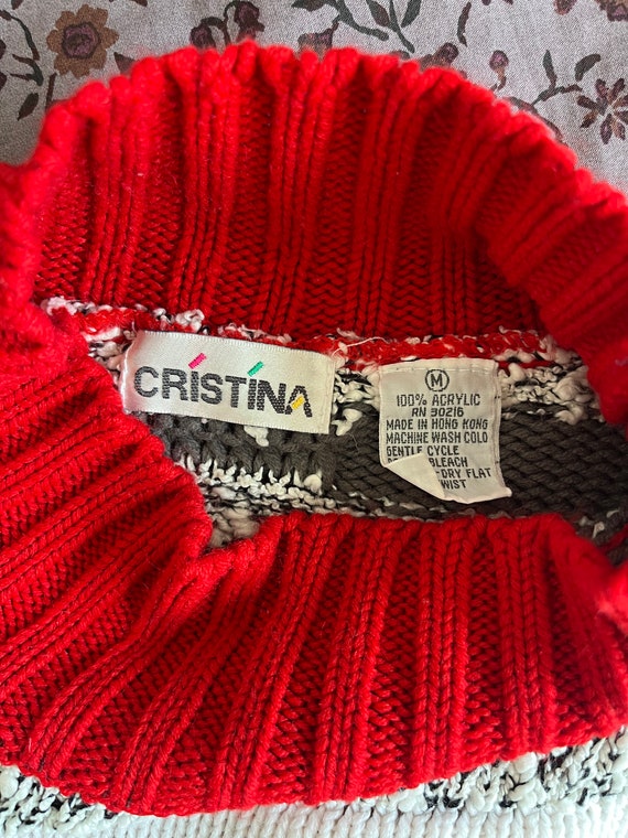 Vintage Cristina winter sweater - image 3