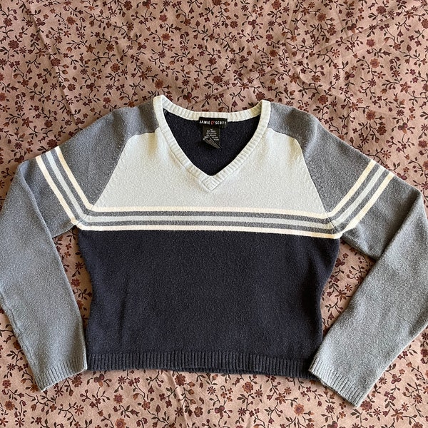 Pull court vintage Y2K Jamie Scott