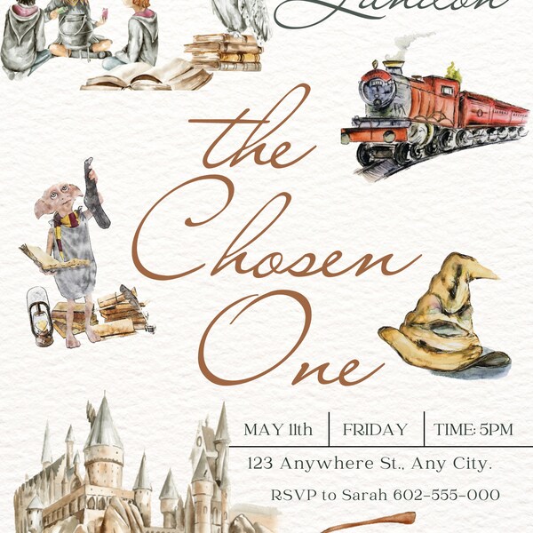 The Chosen One Invitation Etsy Ireland