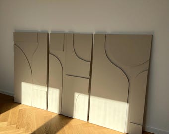3D Wall Art with Texture  – Modern Canvas Art with 3D Effect – Textured Canvas Art – Relief Art & Texture Art
